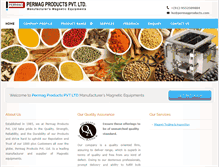 Tablet Screenshot of permagproducts.com